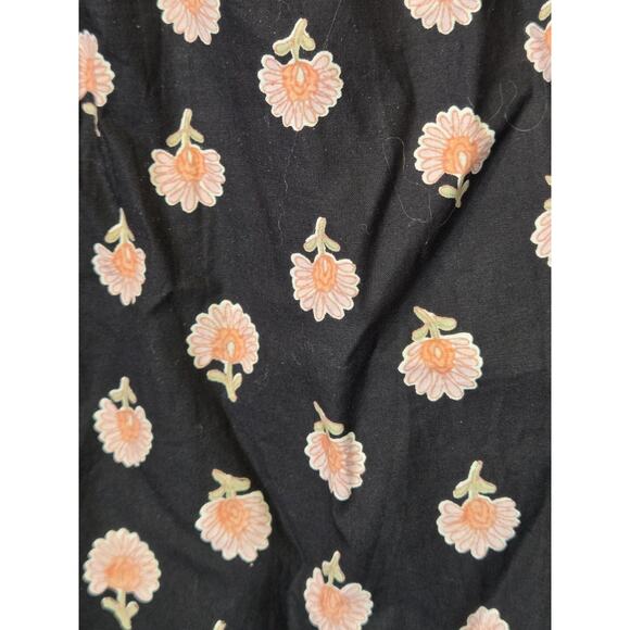 Billabong Breezy Palms Black Pebble Cotton Sundress Puff Sleeves Romantic NWT XL - Picture 14 of 16